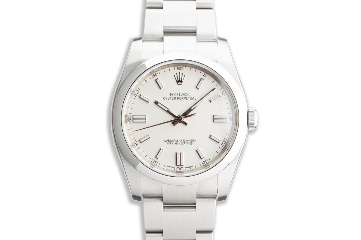 rolex 116000 silver