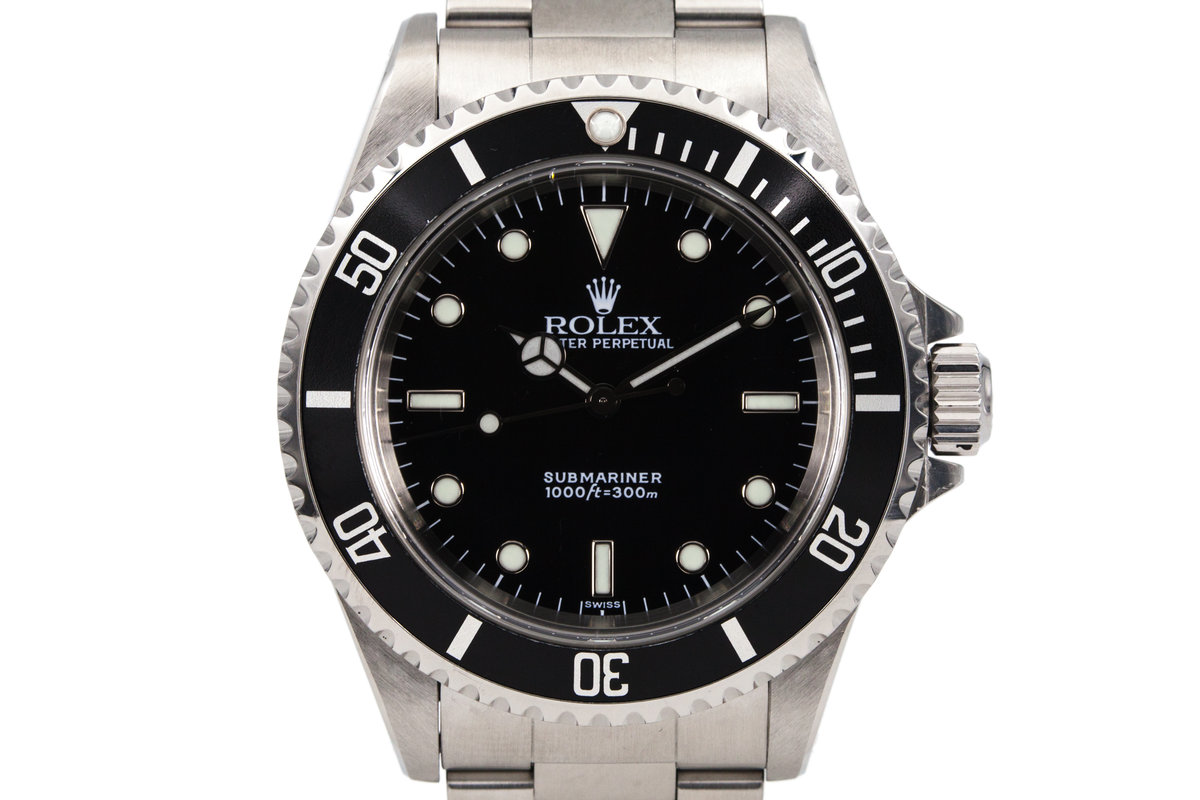 rolex submariner 14060 swiss only dial