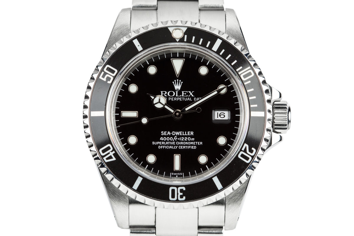 rolex sea dweller 1999