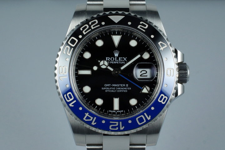 2014 Rolex GMT II 116710B with Box and Papers photo