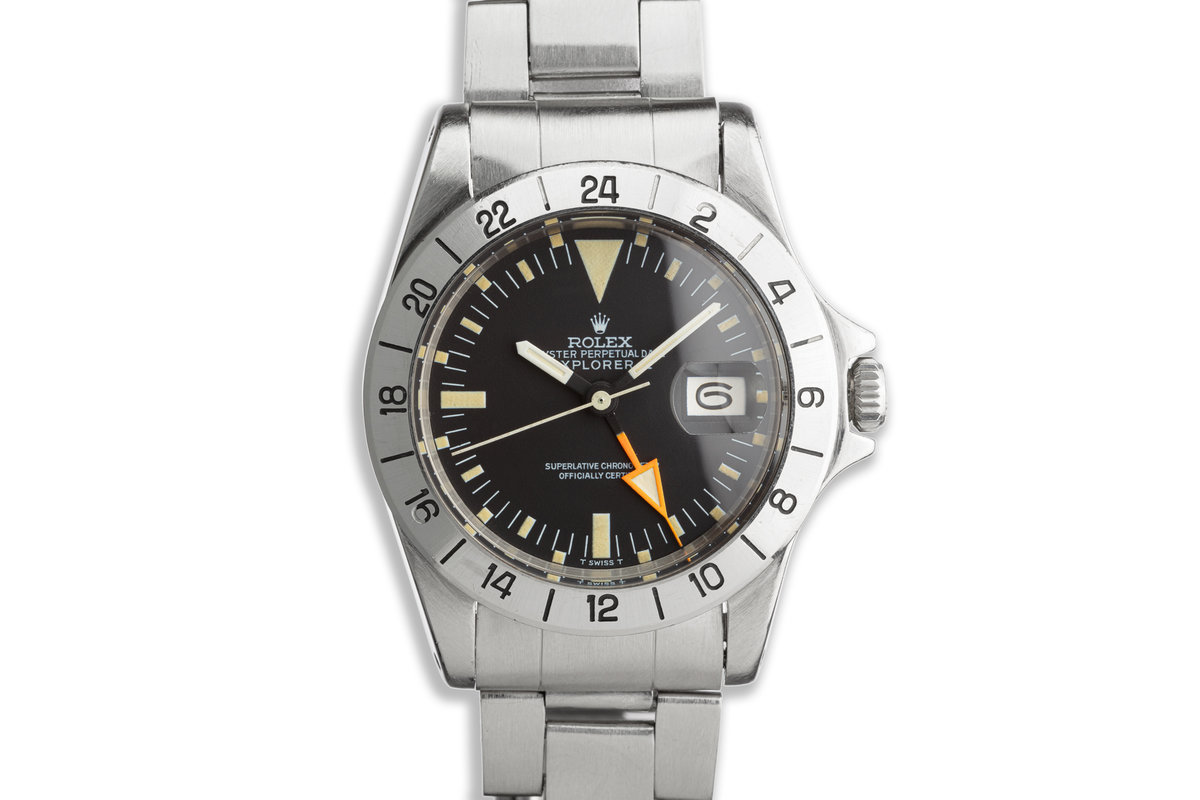 HQ Milton - 1971 Vintage Rolex Explorer II 1655 MkI Straight Hand Box \u0026  Papers, Inventory #A3914