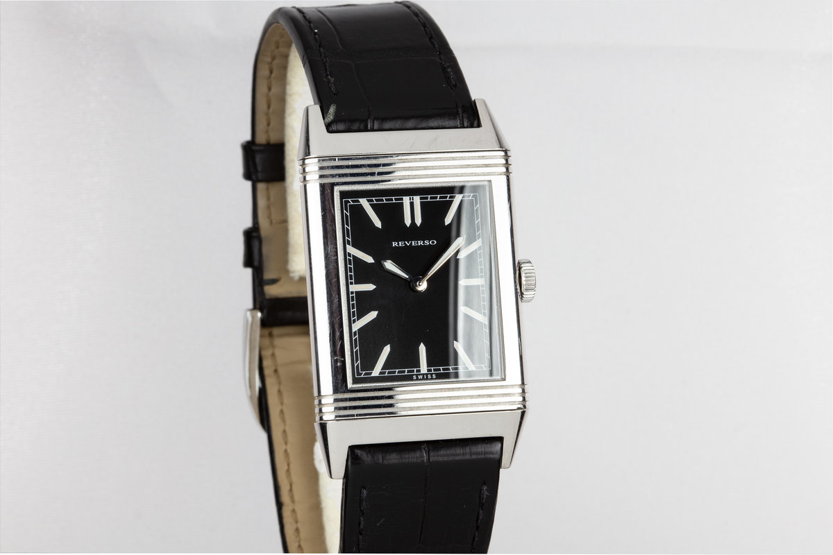 jaeger lecoultre reverso black dial
