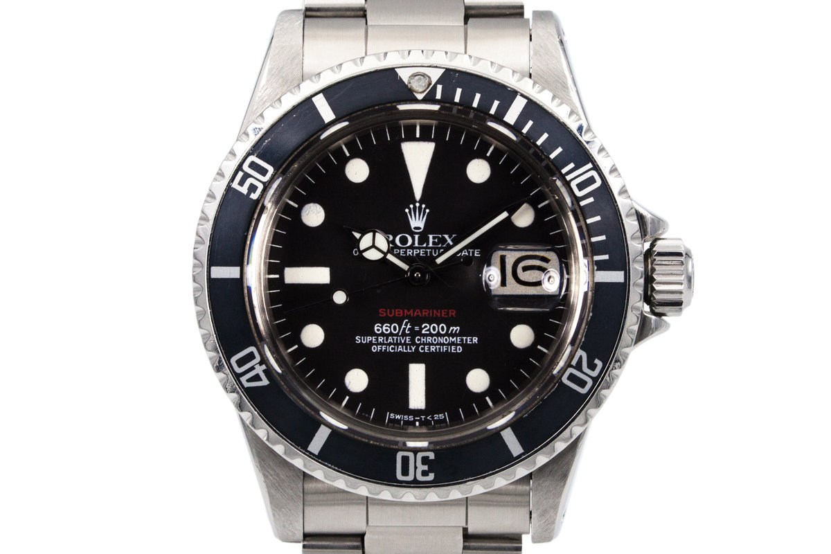 red submariner dial
