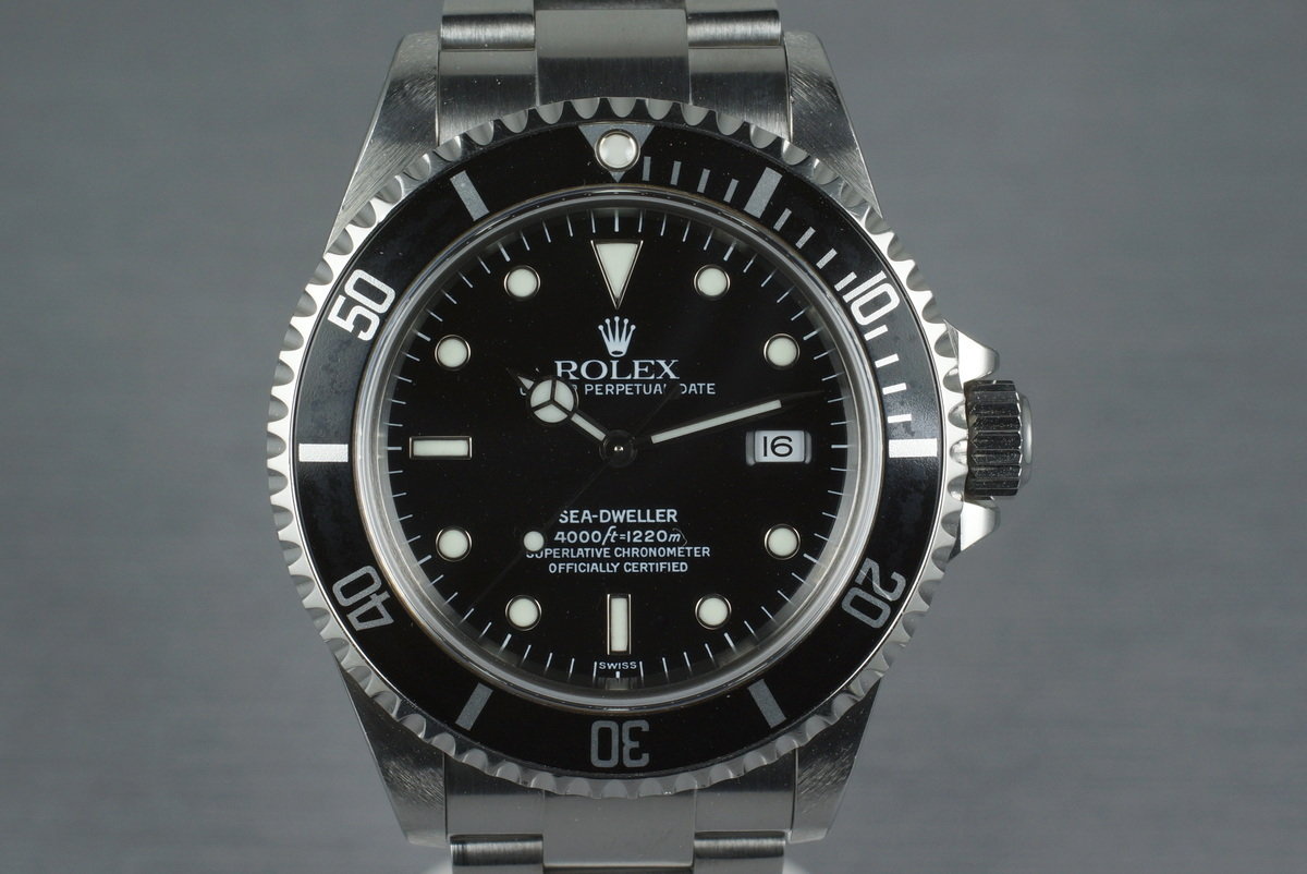 rolex sea dweller 1999