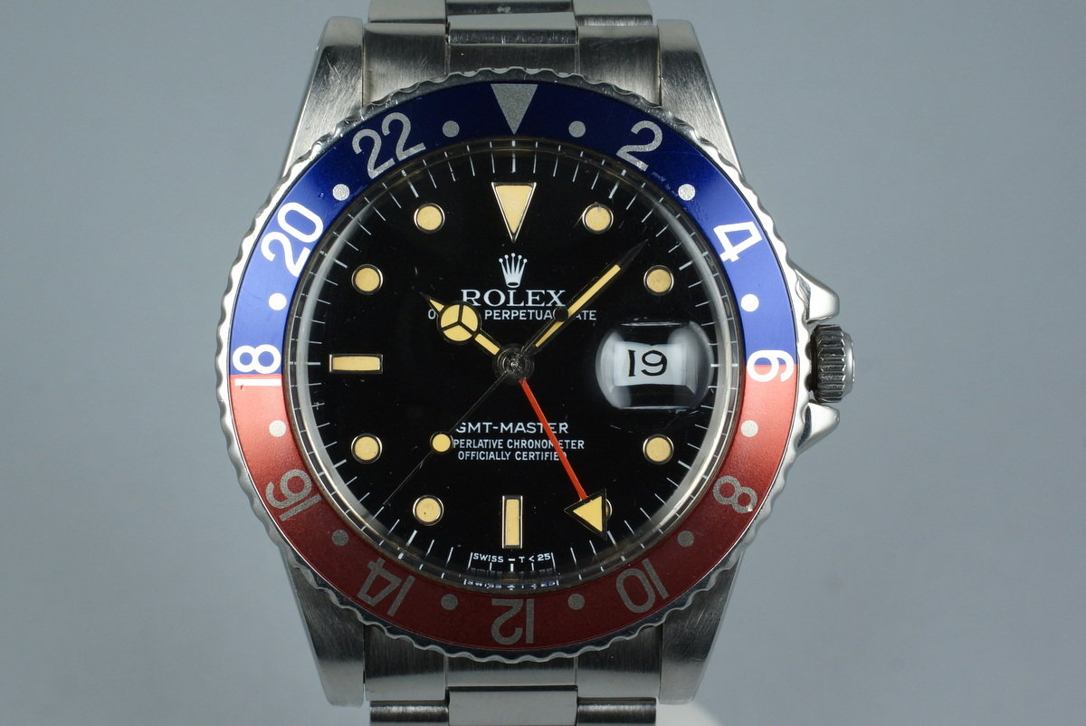 1985 Vintage Rolex GMT Master 16750 
