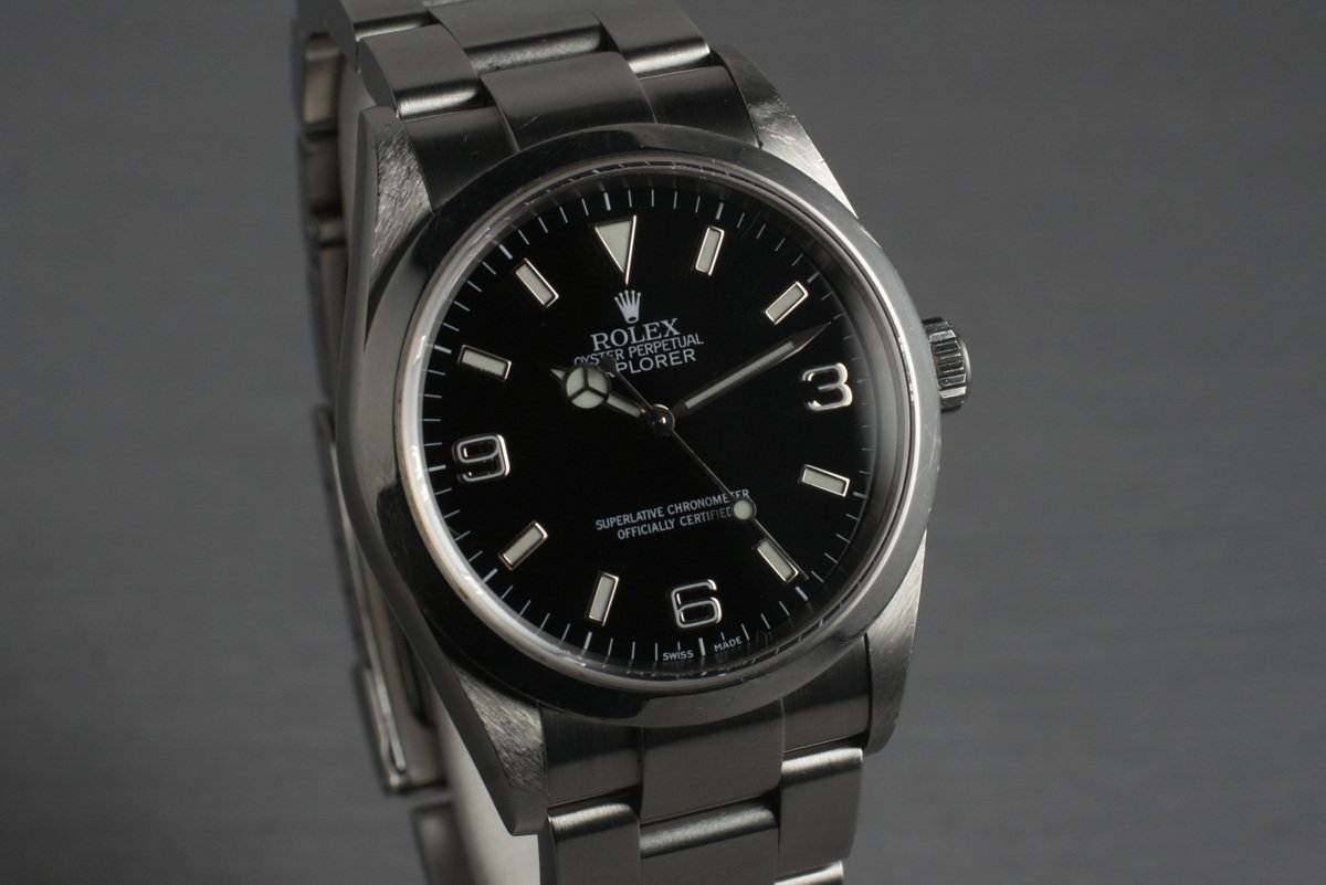 2000 Rolex Explorer 114270 with Box and 