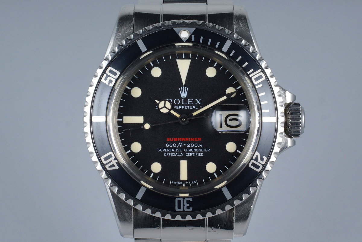 red submariner dial