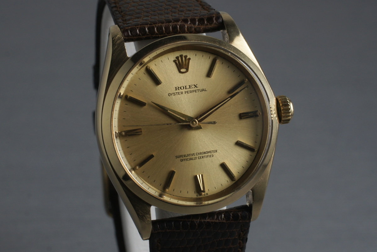1963 Vintage Rolex 14K Oyster Perpetual 