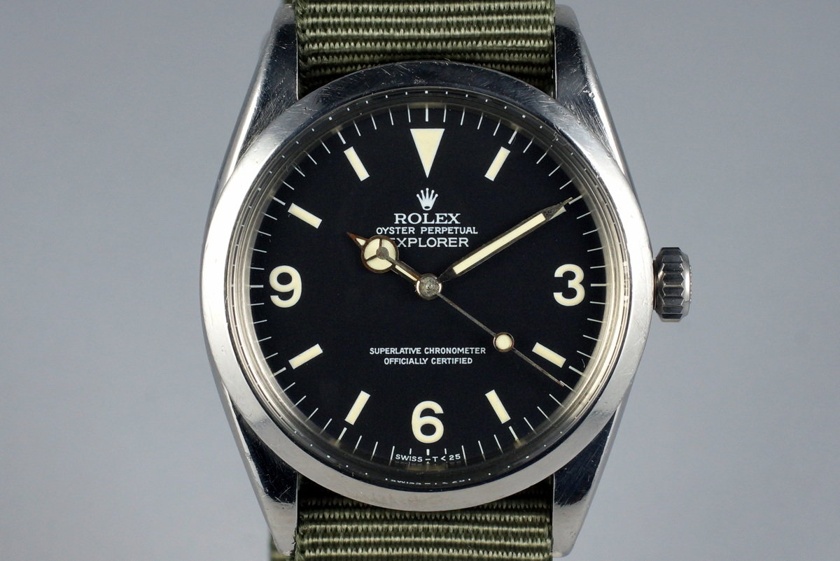 Hq Milton 1966 Vintage Rolex Explorer I 1016 Service Dial Inventory 7240