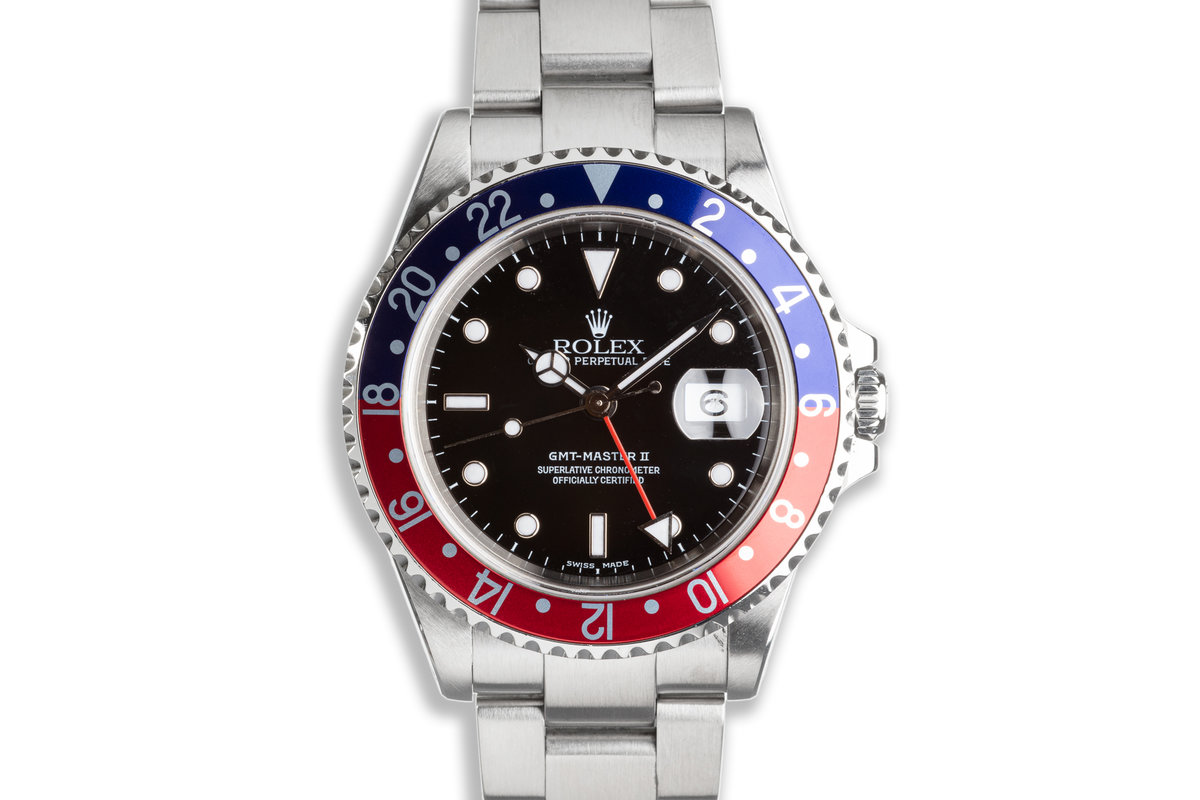 2000 Rolex GMT-Master II 16710 with Box and Papers photo, #0