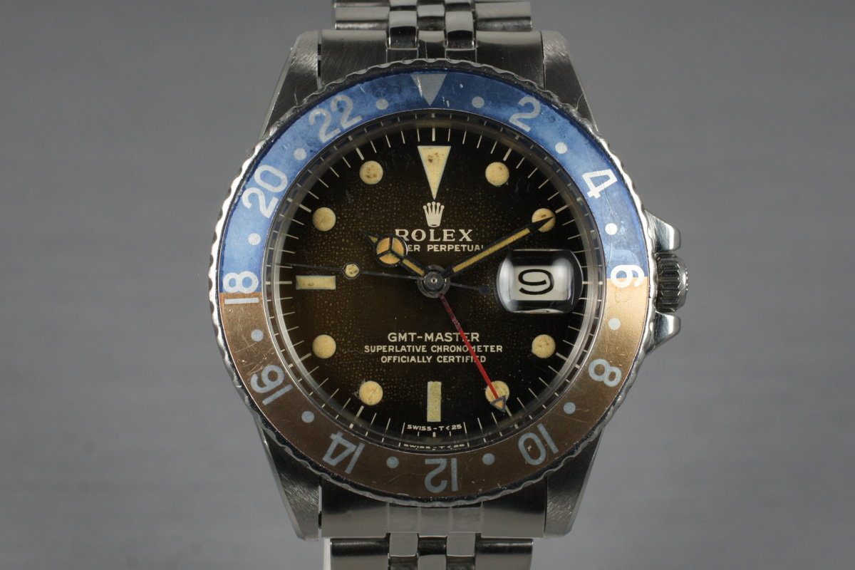 1966 Rolex GMT 1675 Glossy Gilt Dial with Box and Papers photo, #0
