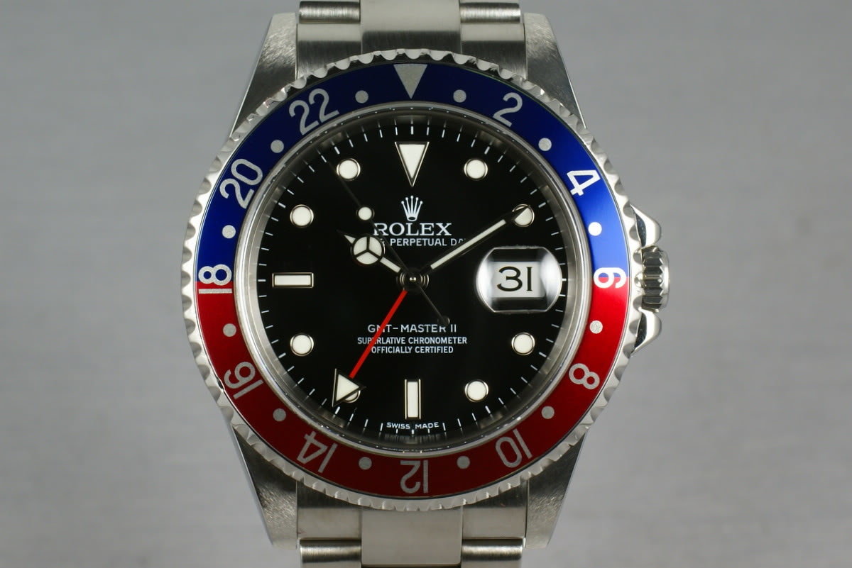 Rolex GMT 16710 M serial with 3186 