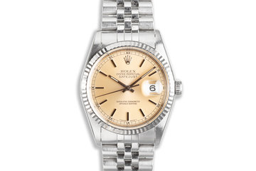 1995 Rolex Unpolished DateJust 16234 with Silver Color Change Dial photo