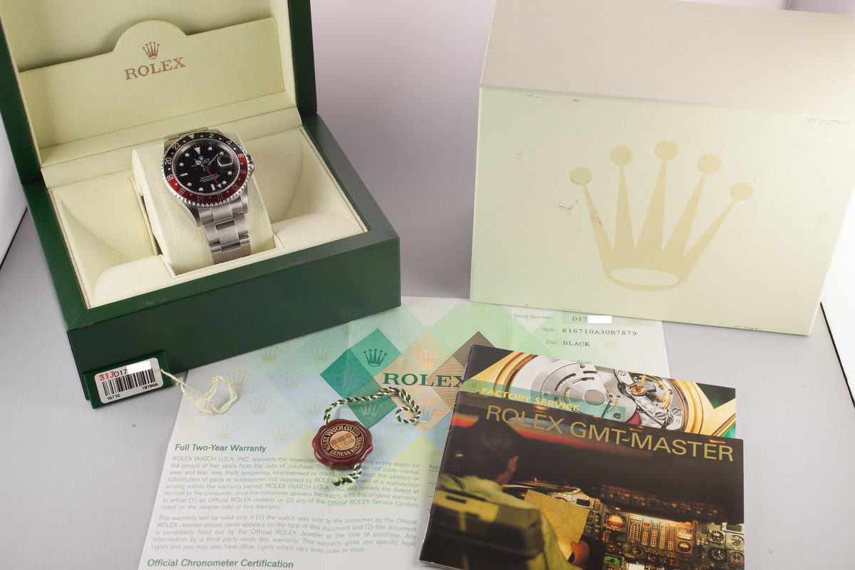 rolex gmt master 2005