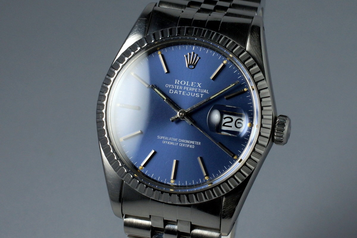 rolex 16030 blue dial