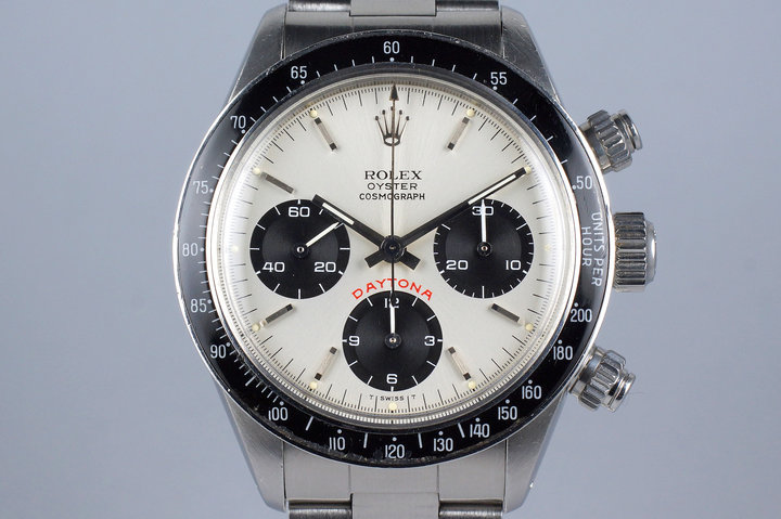 HQ Milton - 1979 Vintage Rolex Daytona 6263 Silver Big Red Daytona Dial,  Inventory #8327