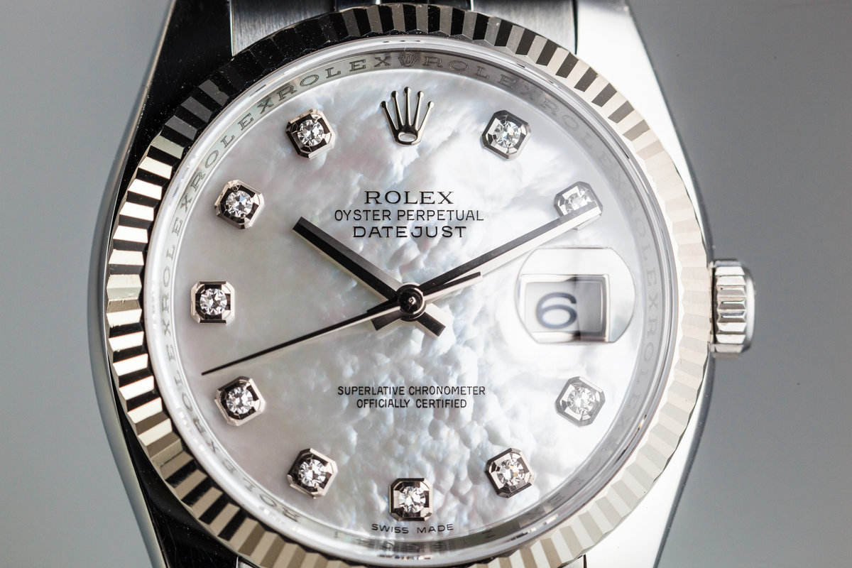 rolex datejust 2006