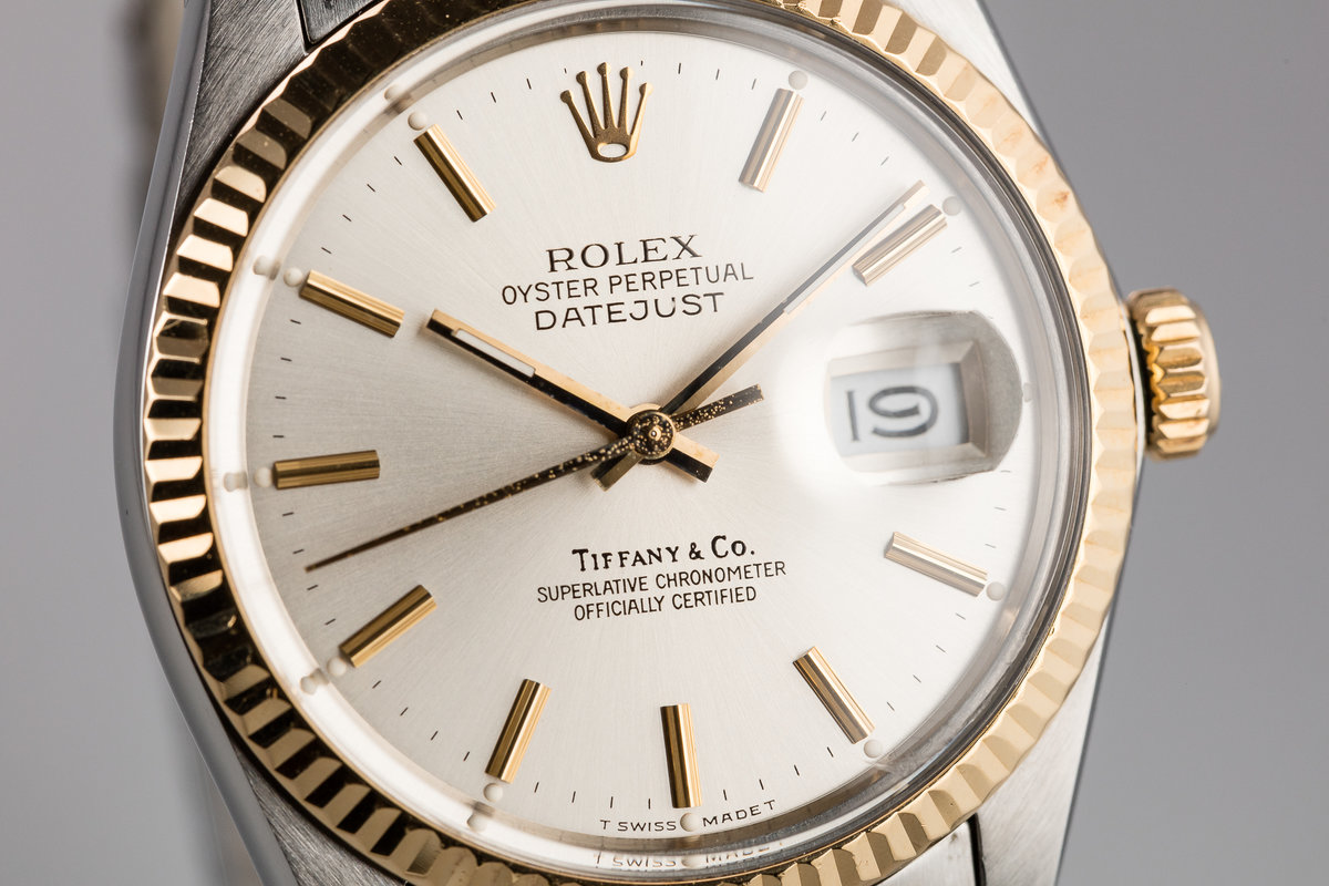 tiffany and co rolex datejust