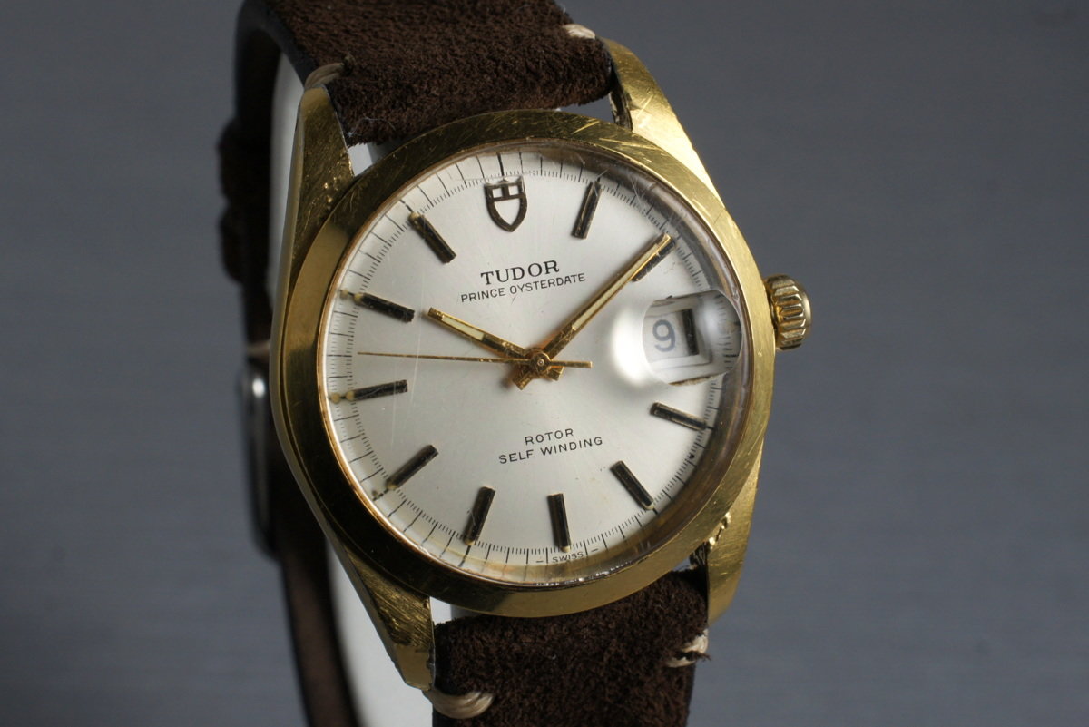 HQ Milton - Vintage 1968 Tudor Gold Shell Prince Oysterdate 9050/1,  Inventory #2902