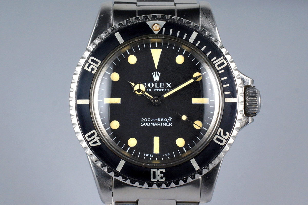HQ Milton - 1966 Vintage Rolex Submariner 5513 Meters First Dial, Inventory  #6792