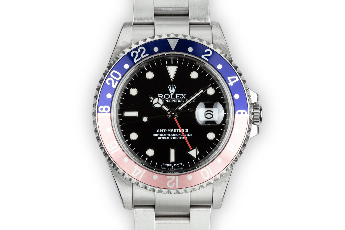 2001 Rolex GMT-Master II 16710 "Pepsi" with Box and Papers photo, #0