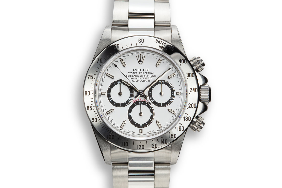 1997 Rolex Daytona Zenith Movement 18K White Gold Reference 16519 - U  Serial - Paul's Watch \u0026 Clock Repairs | Professional Repair \u0026 Restoration  Services