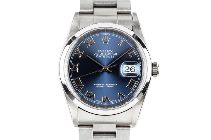 rolex 16200 blue dial