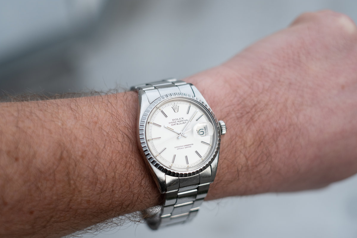 silver dial rolex