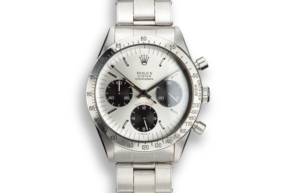 HQ Milton - 1967 Vintage Rolex Daytona 6239 with Red Daytona Service Dial,  Inventory #A2909