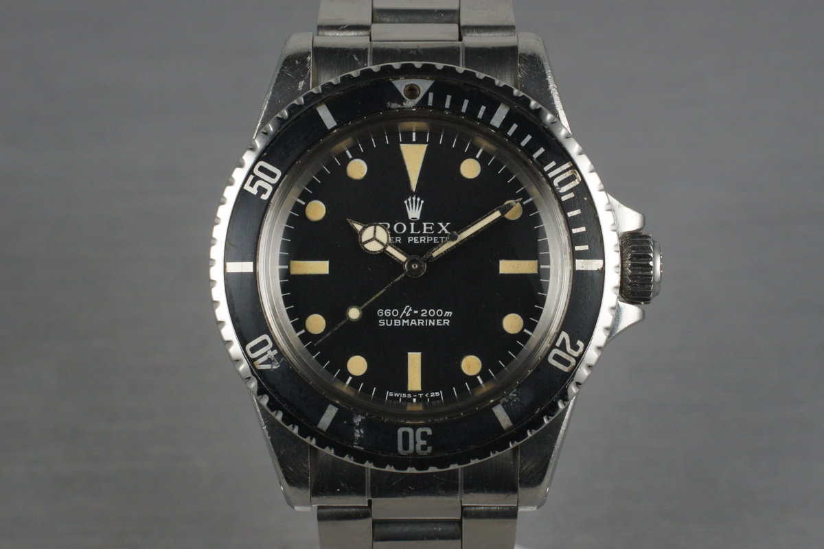 1970 Vintage Rolex Submariner 5513 