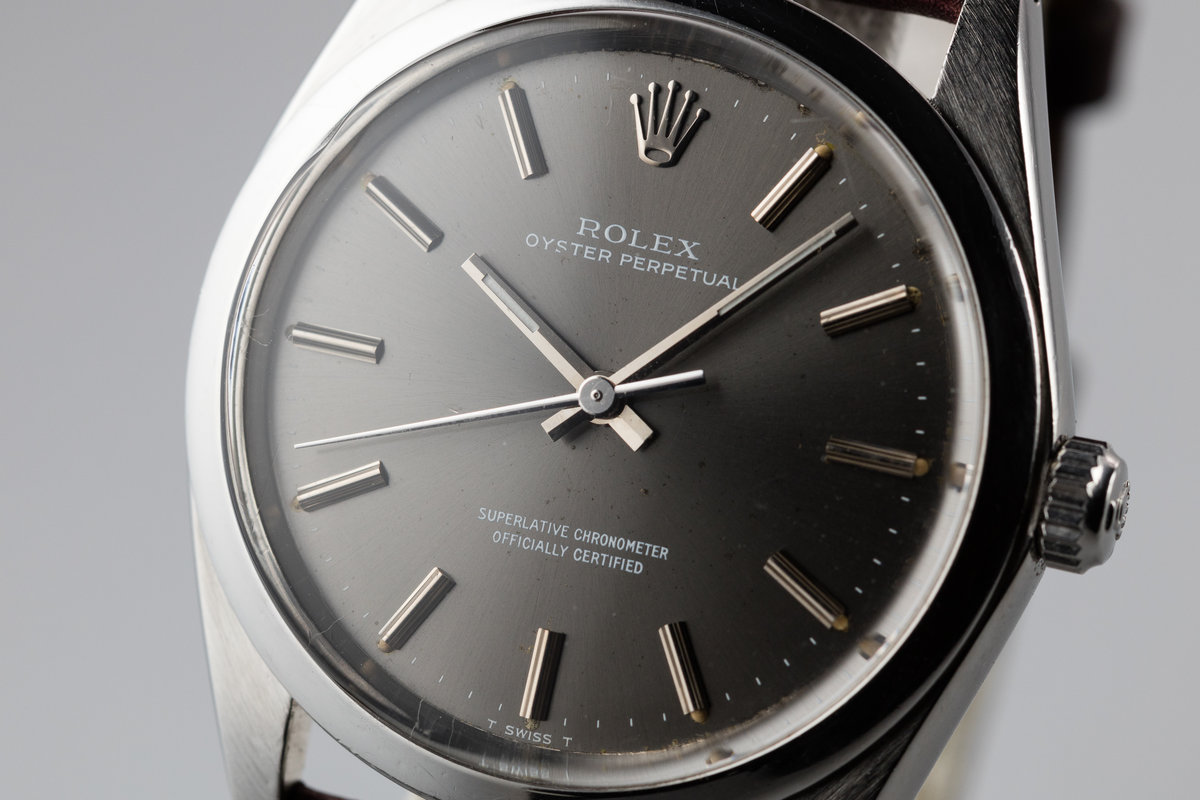 oyster perpetual grey dial