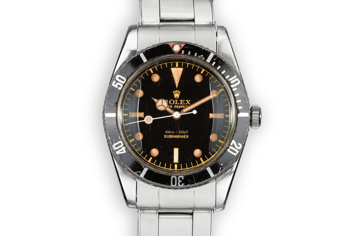 1957 Rolex Submariner 6536 with Red Triangle Insert photo