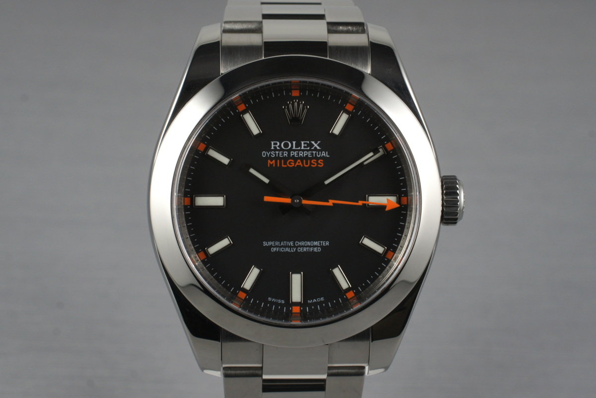 HQ Milton , 2007 Rolex Milgauss Black Dial 116400 with Box