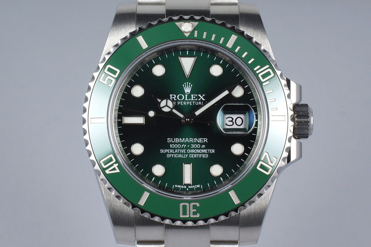 submariner green rolex
