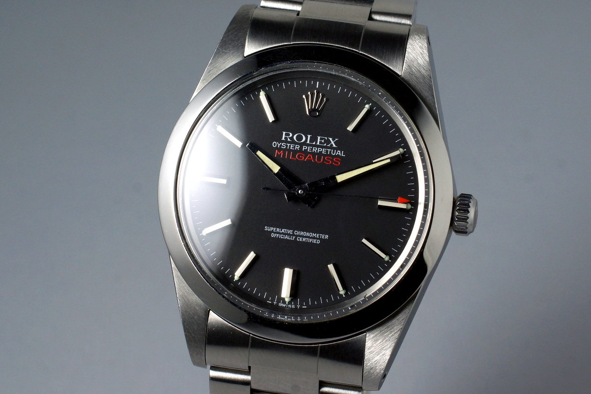 HQ Milton - 1979 Vintage Rolex Milgauss 1019 Black Dial with RSC Papers,  Inventory #6547