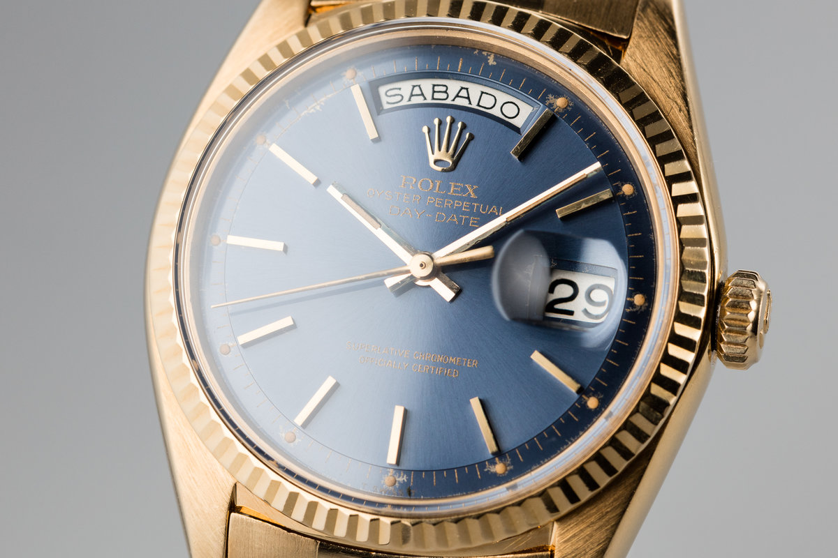 rolex 1803 blue dial