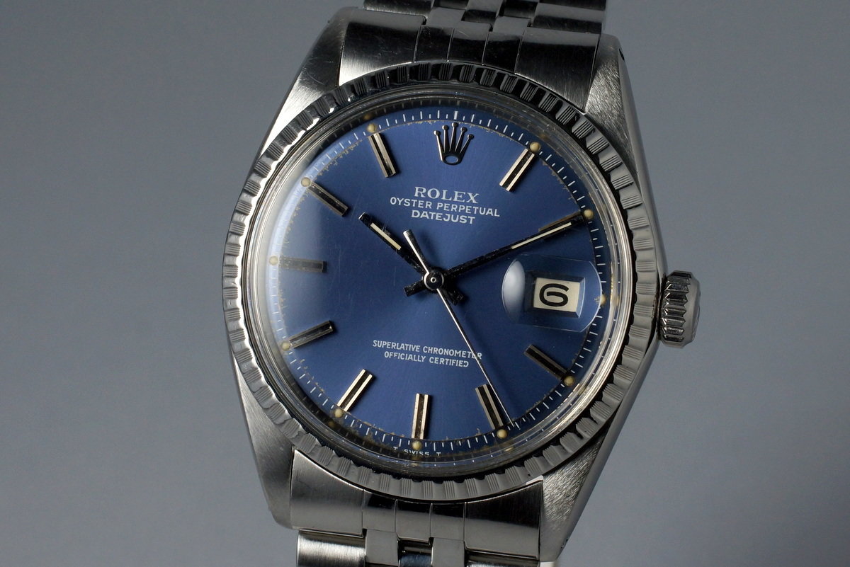 rolex 1603 blue dial