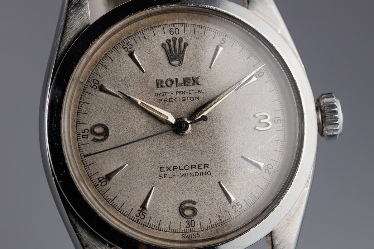 rolex explorer silver dial