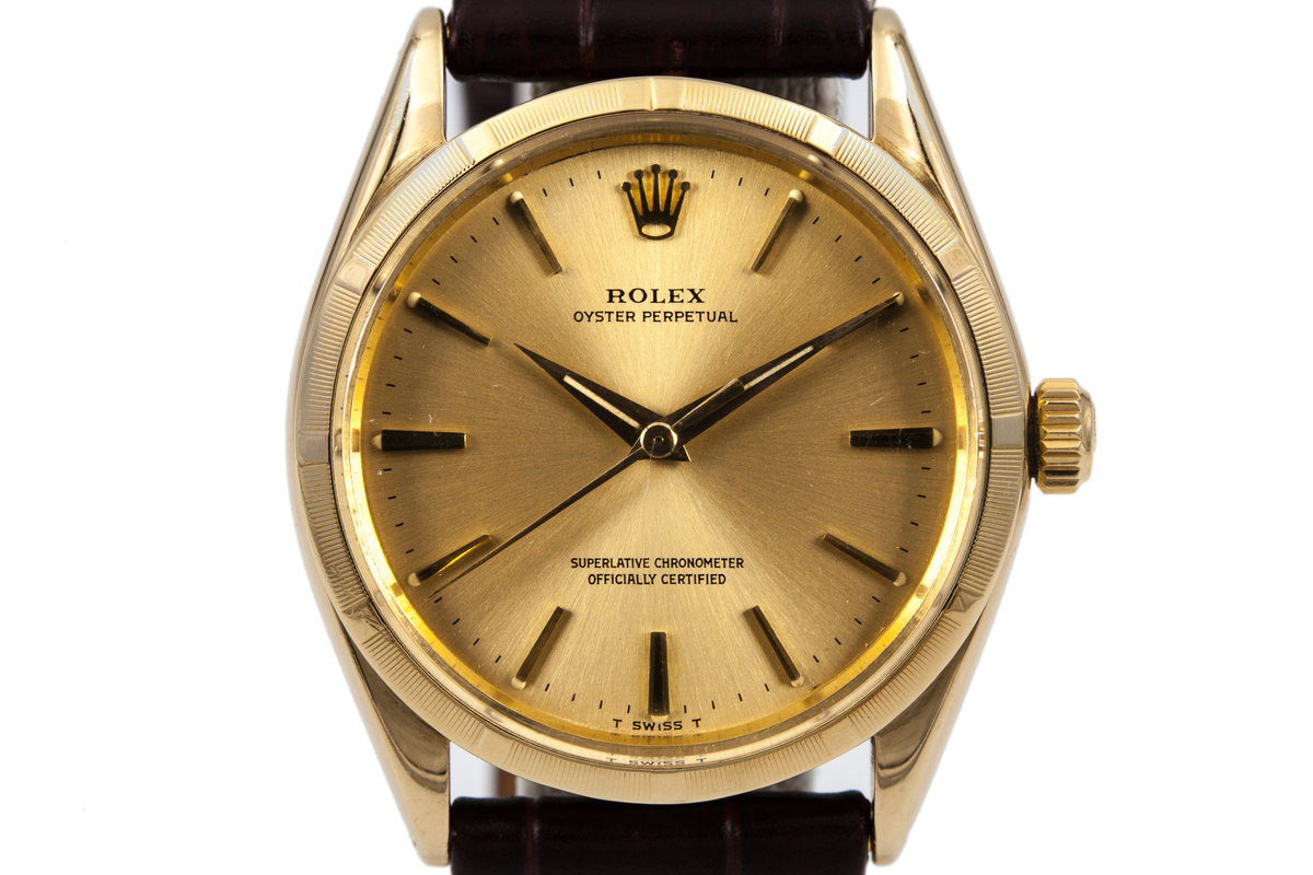 Vintage Rolex OP 1500 14K Yellow Gold 