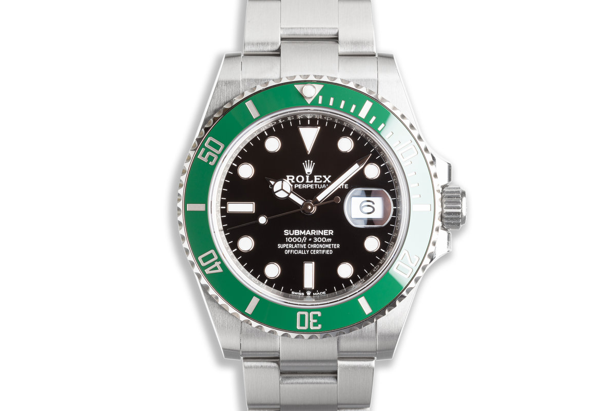 2021 Rolex Green Submariner 126610LV 41mm with Box & Card photo, #0