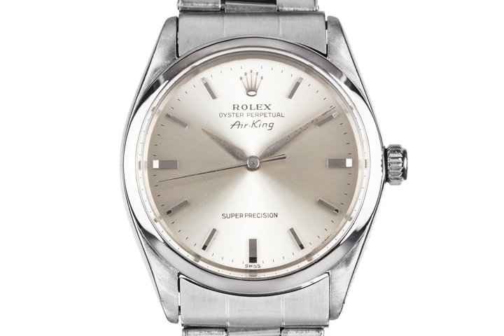 1964 Rolex Air-King 5500 with SWISS only Silver Dial photo