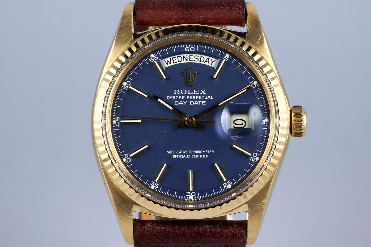 rolex 1803 blue dial