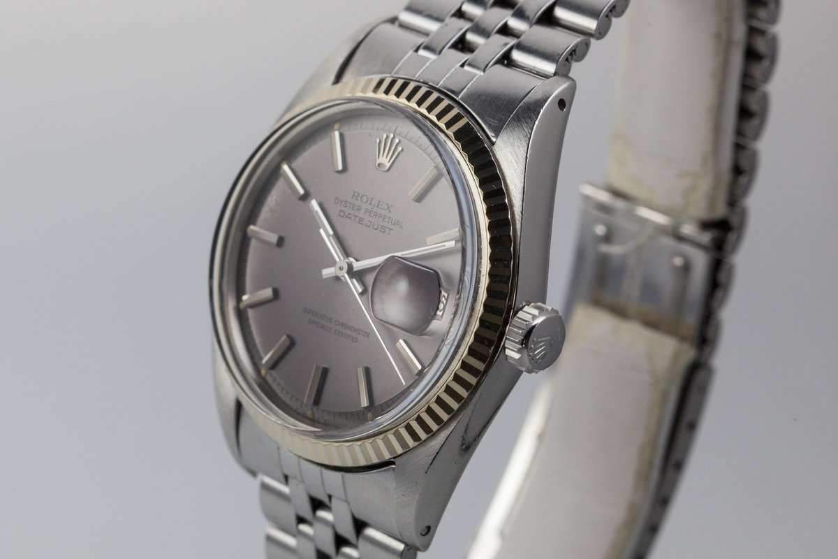 rolex 1601 grey dial