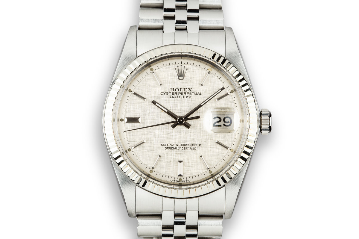 rolex datejust 1601 sigma dial
