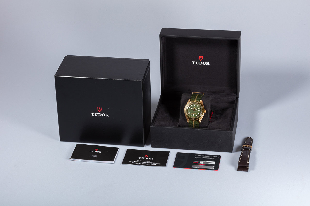 HQ Milton - 2021 Tudor Black Bay Fifty-Eight 18K Gold 79018V with Box \u0026  Card, Inventory #A4297