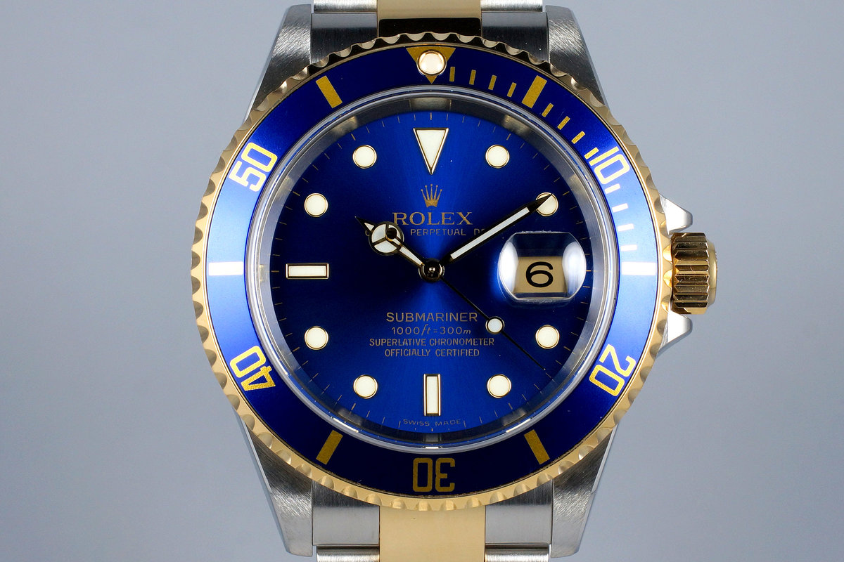 2006 rolex submariner two tone