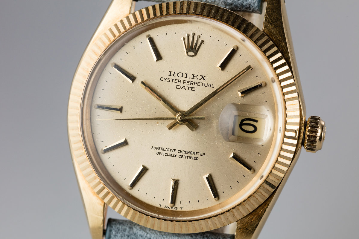 1969 Vintage Rolex 18K Date 1503 