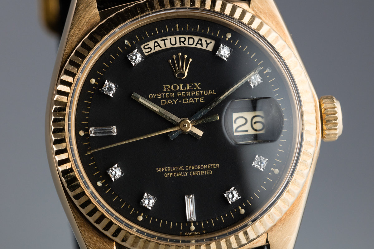 rolex 1803 black dial