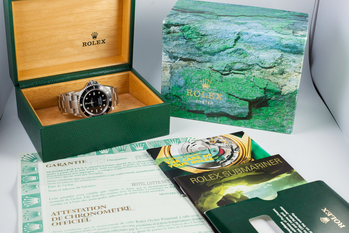 rolex sea dweller 1999