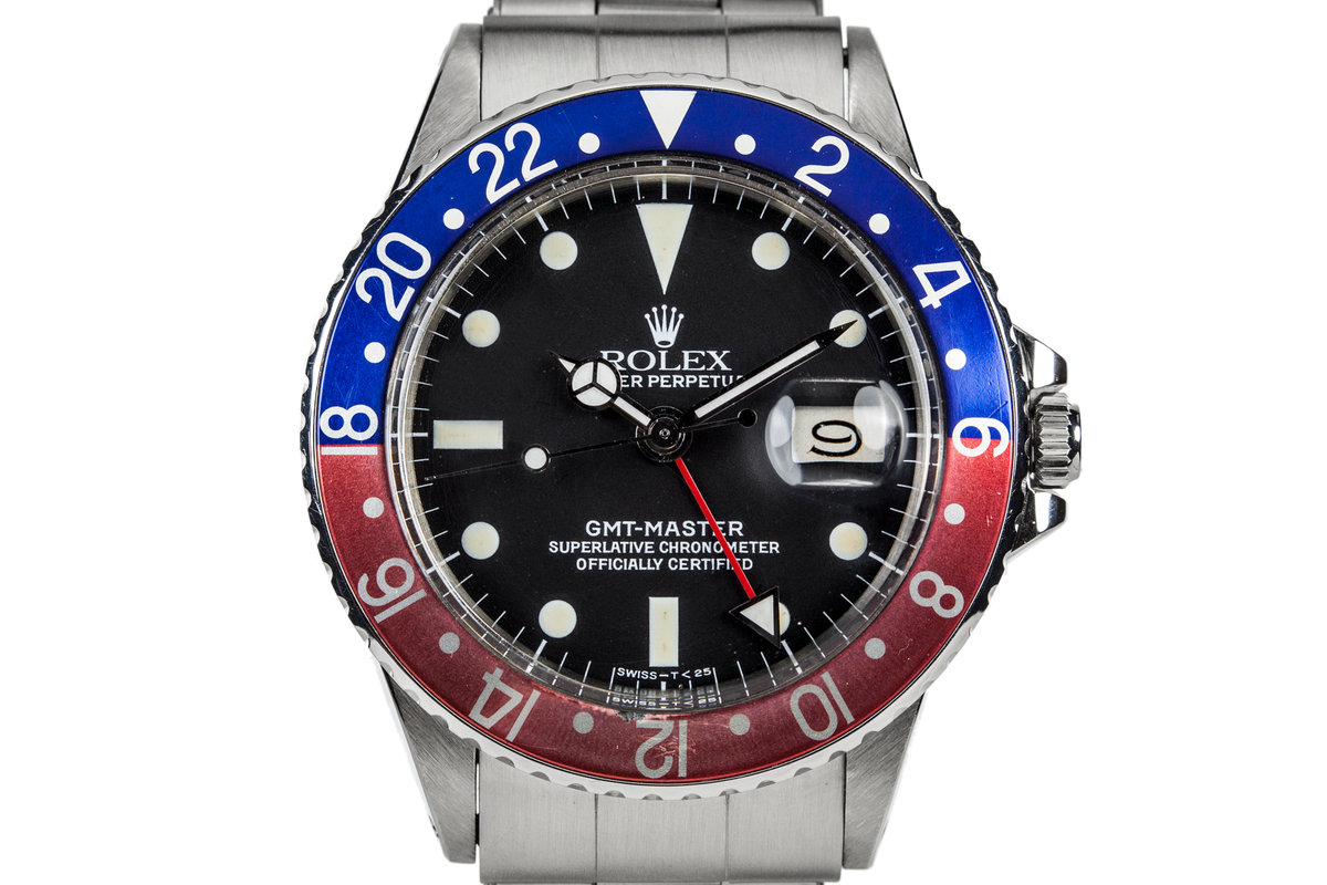 rolex gmt master pepsi 1970